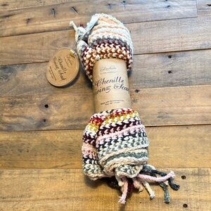 NWT Fashion by Mirabeau Chenille Scarf - Multicolor